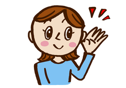 listen toのイラスト